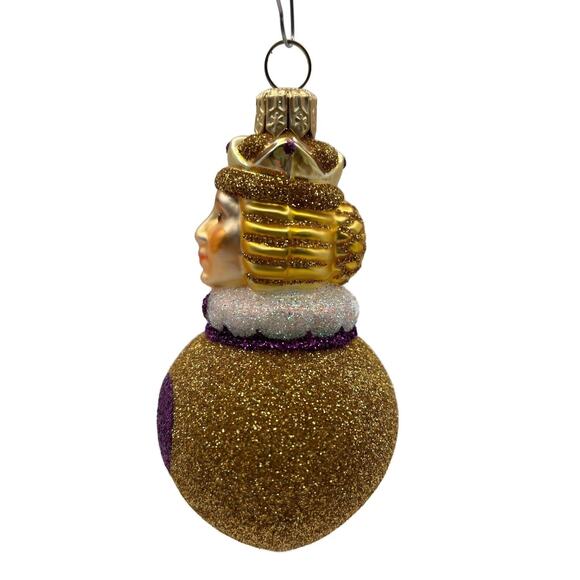 Patricia Breen Miniature Queen of Hearts Fuchsia Valentines Christmas Ornament - Picture 7 of 10